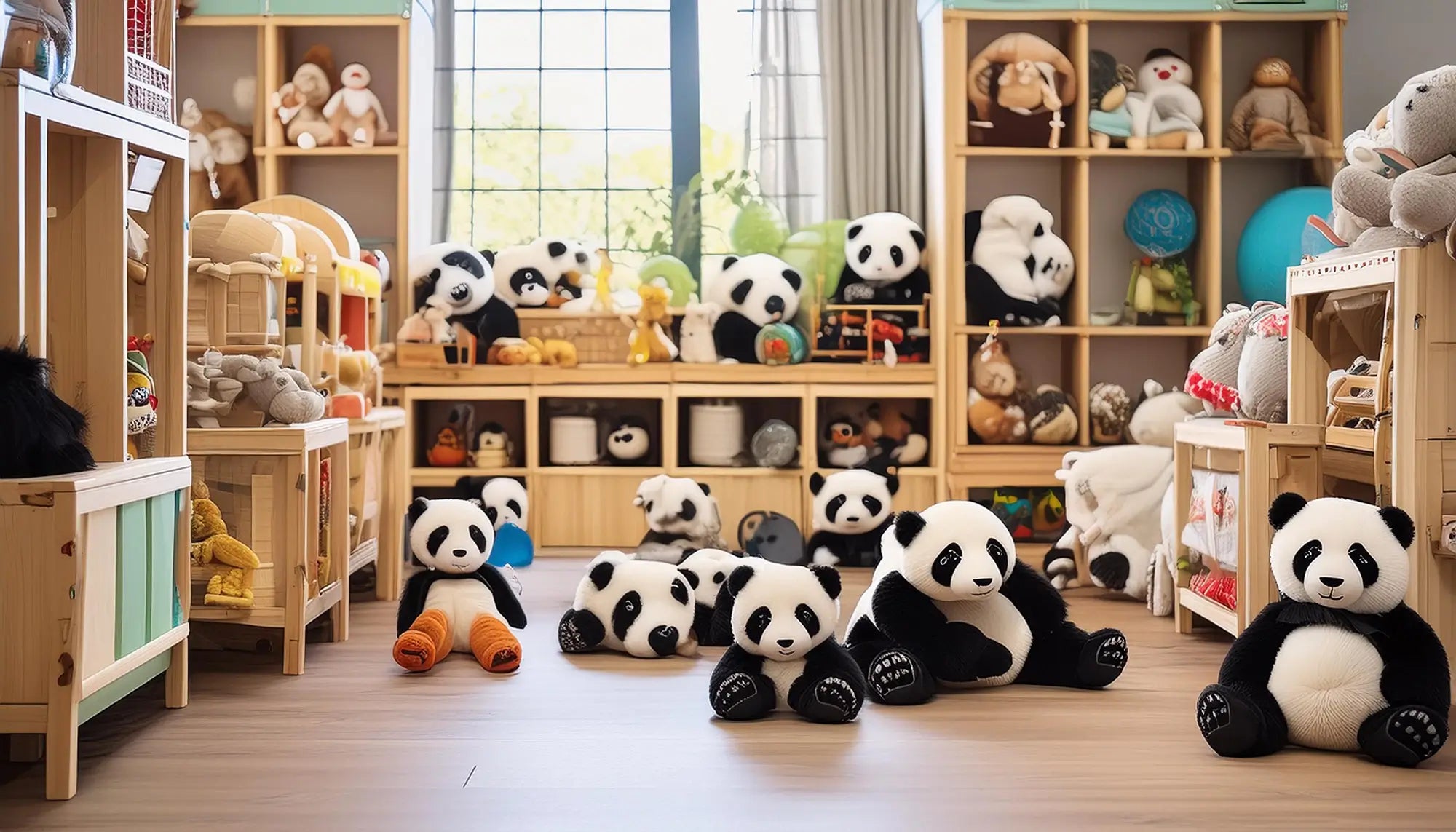 Stuffed pandas shop