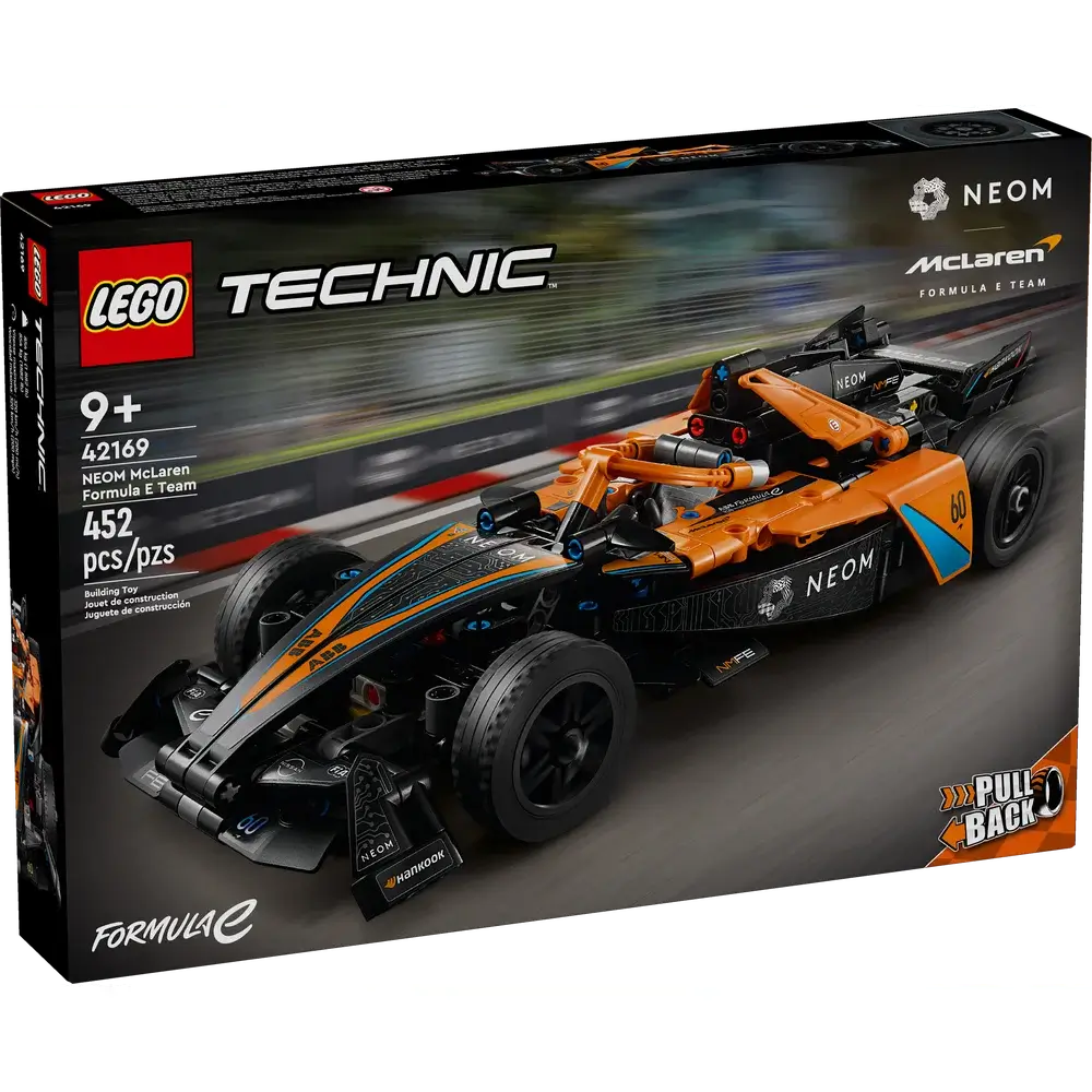 LEGO Technic NEOM McLaren Formula E Race Car Building Set 42169 Maziply Toys