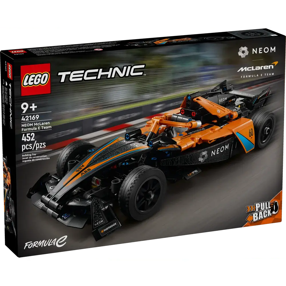 LEGO® Technic™ NEOM McLaren Formula E Race Car Building Set (42169)