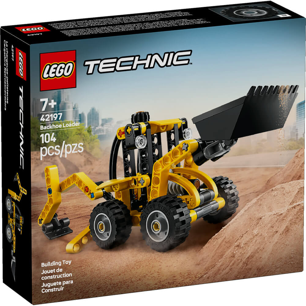 LEGO® Technic Backhoe Loader Building Kit 42197 – Maziply Toys