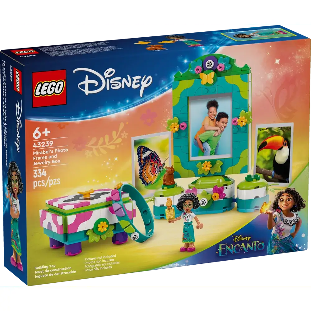 LEGO® Disney Encanto Mirabel's Photo Frame and Jewelry Box Building Set (43239)