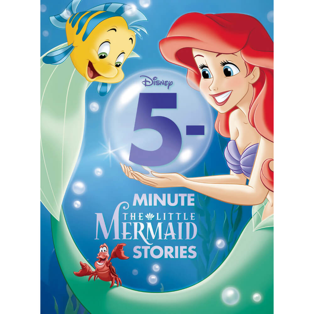 5-Minute The Little Mermaid Stories (Hardcover) front book cover