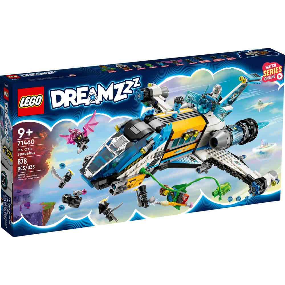 LEGO® DREAMZzz™ Mr. Oz’s Spacebus 71460 Building Toy Set for Kids (878 Pieces) front of the box