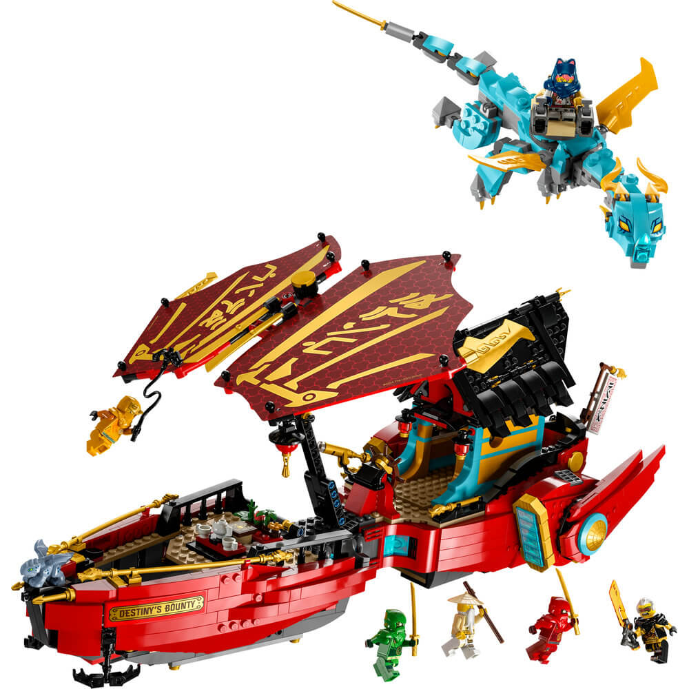 LEGO® NINJAGO® Destiny’s Bounty – Race Against Time 71797 Building Toy Set (1,739 Pcs)