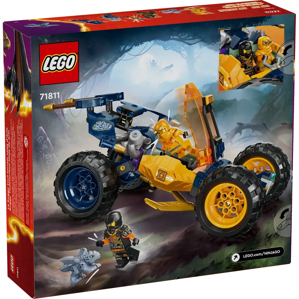 LEGO® NINJAGO® Arin's Ninja Off-Road Buggy Car Building Set (71811)