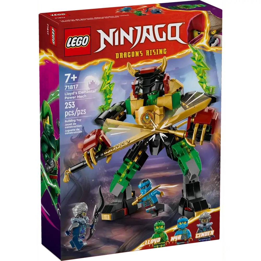LEGO® NINJAGO® Lloyd's Elemental Power Mech Building Set (71817)