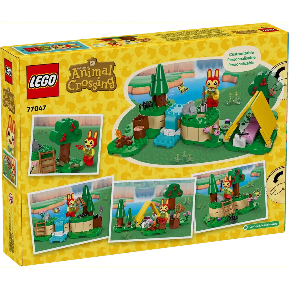 LEGO® Animal Crossing™ Bunnie's Outdoor Activities Building Set (77047)