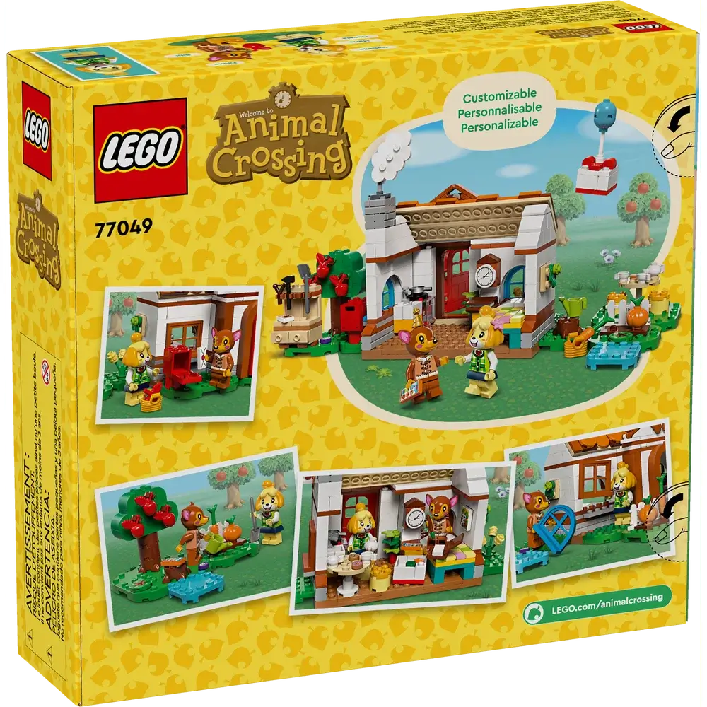 LEGO® Animal Crossing™ Isabelle's House Visit Building Set (77049)