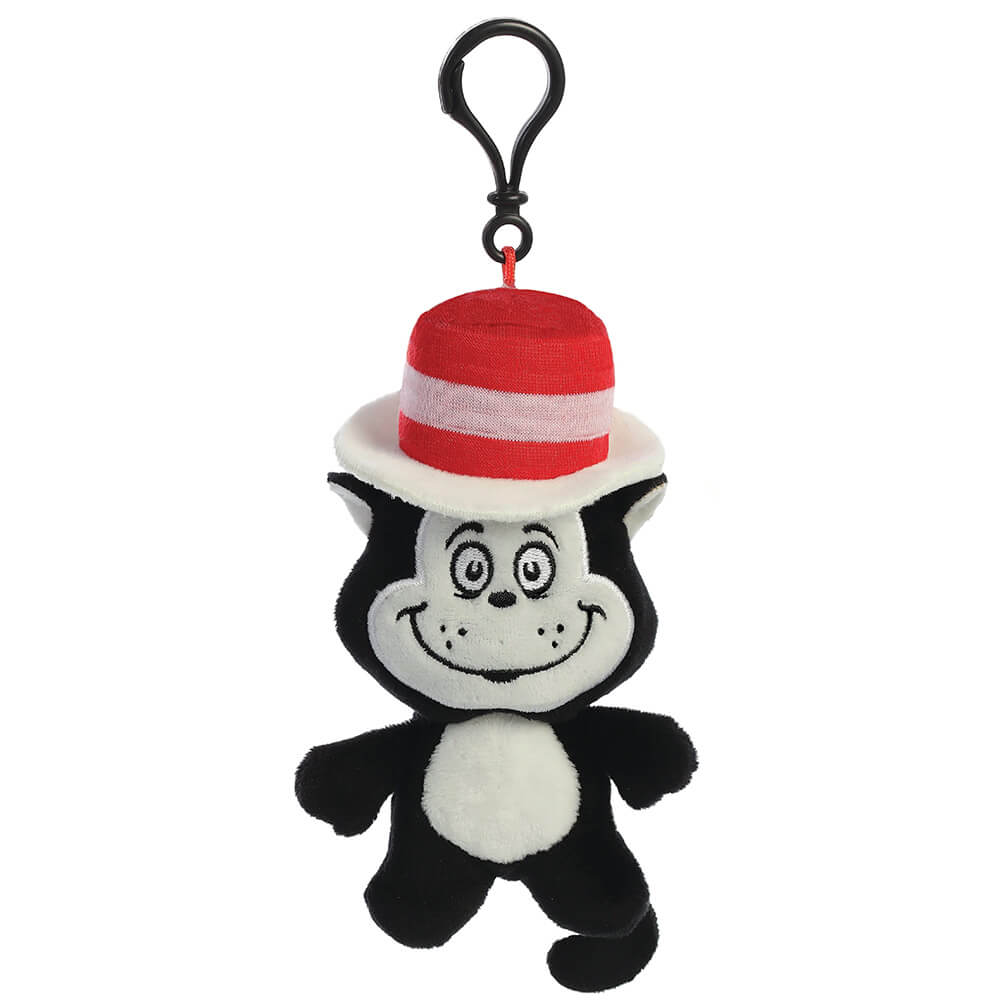 Aurora Dr. Seuss 4" Cat in the Hat Plush Character Clip