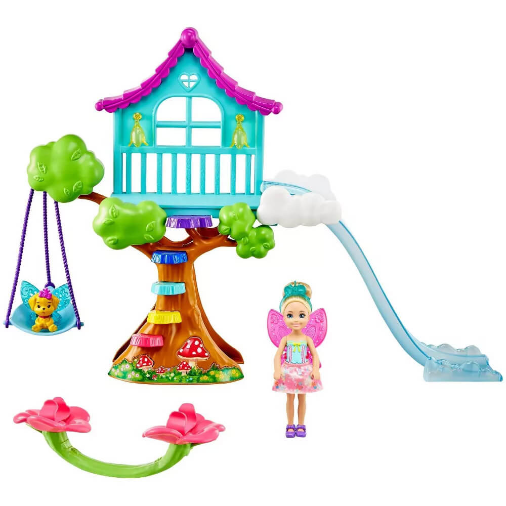 Barbie Dreamtopia Doll and Treehouse Playset