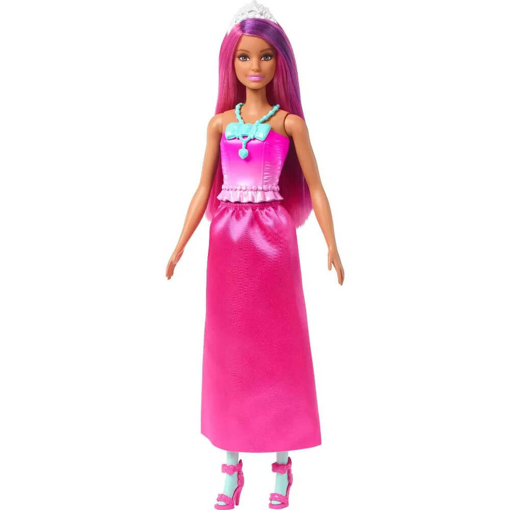 Barbie Dreamtopia Doll with Removable Mermaid Tail with long skirt on