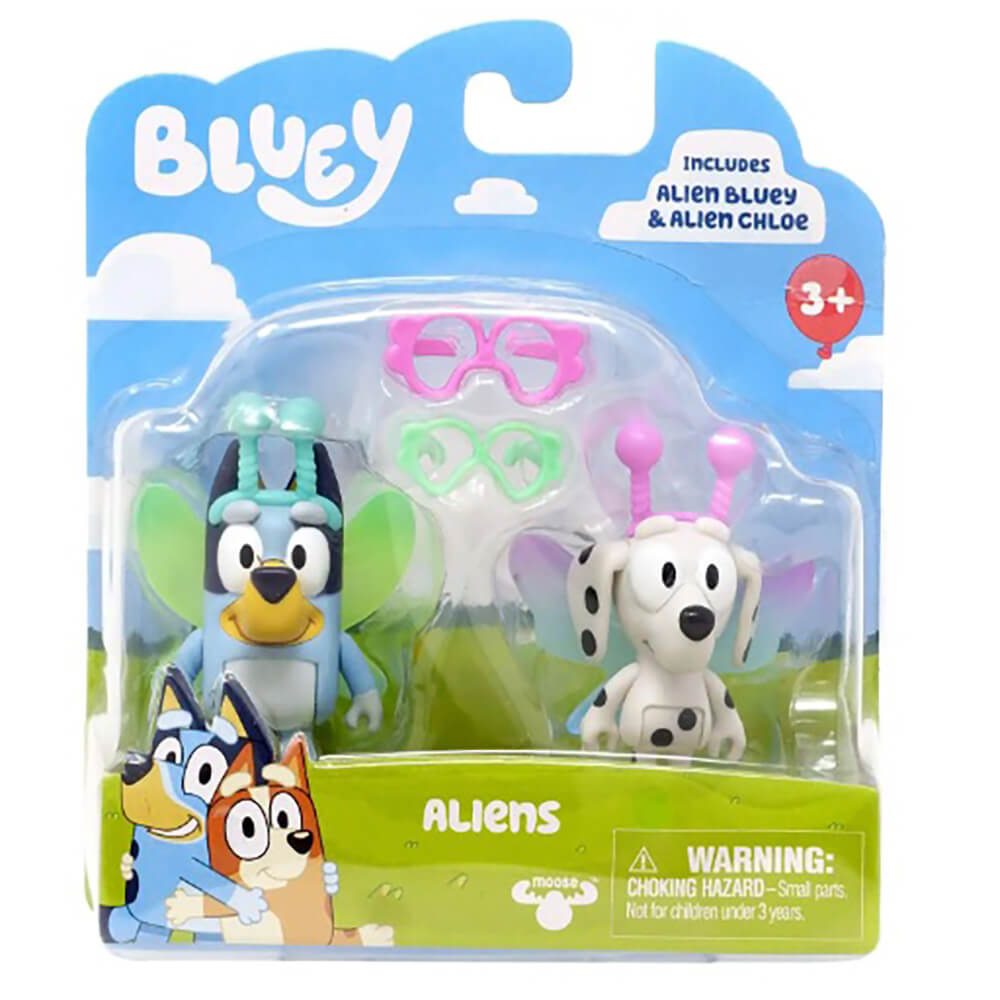 Bluey Pass the Parcel 4 Pack Figurines - Moose Toys