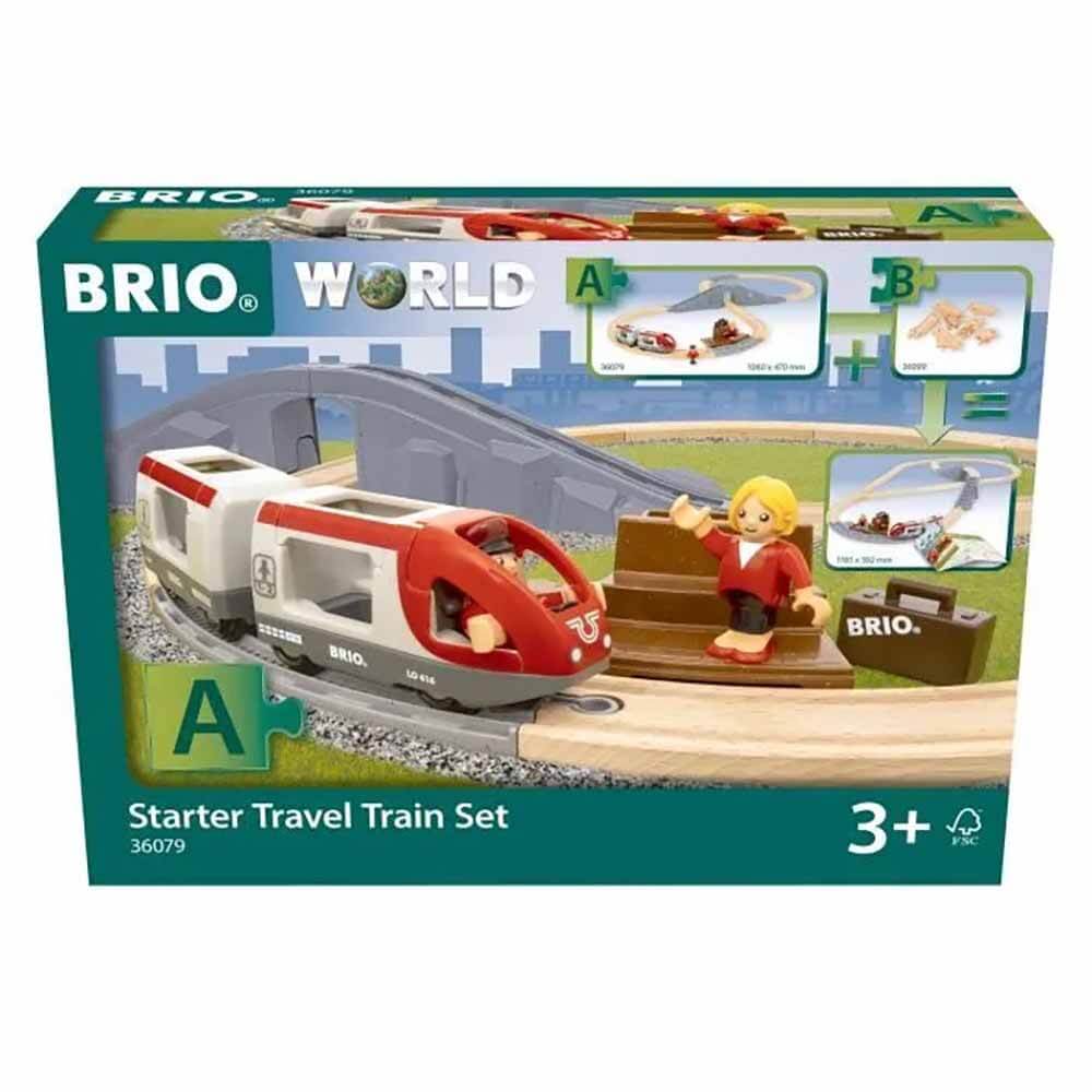 BRIO World Starter Travel Train Set – Maziply Toys
