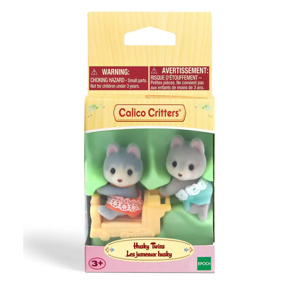 Calico Critters Husky Twins Doll Set Packaging