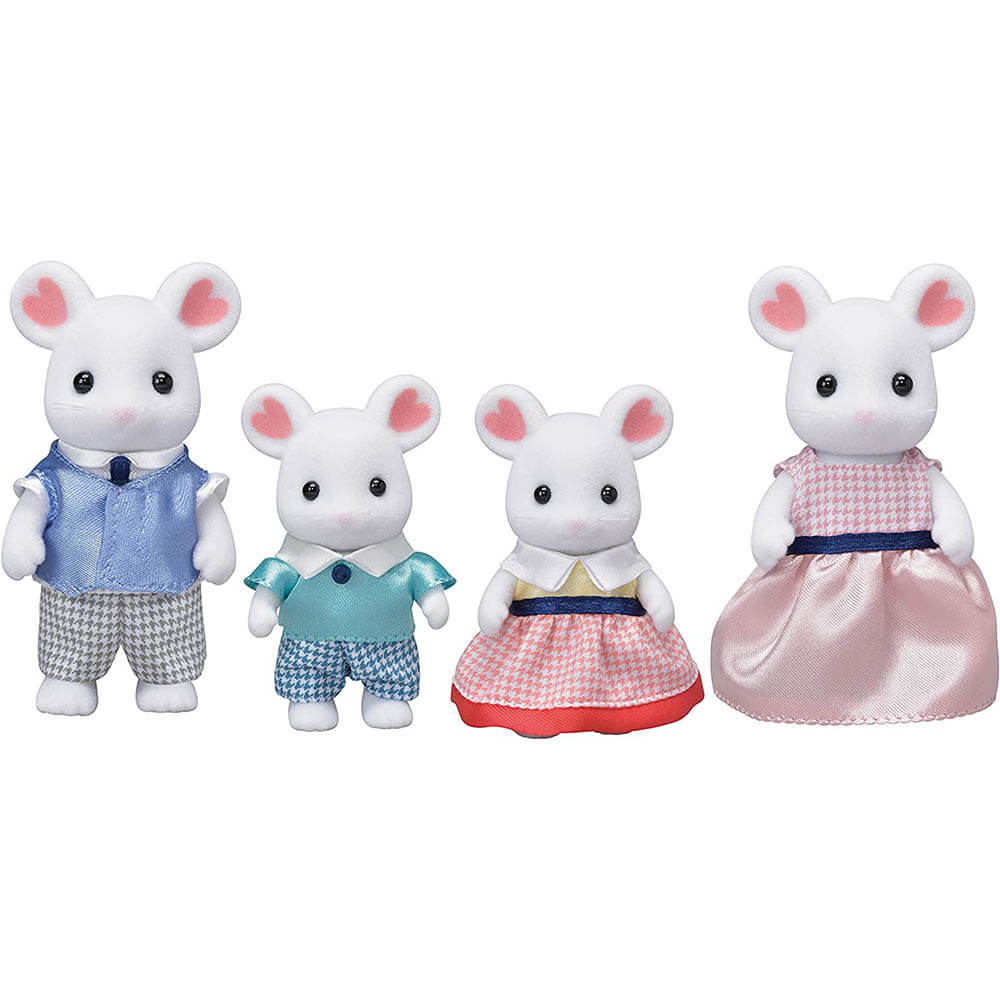 Calico Critters Marshmallow Mouse Family Doll Set