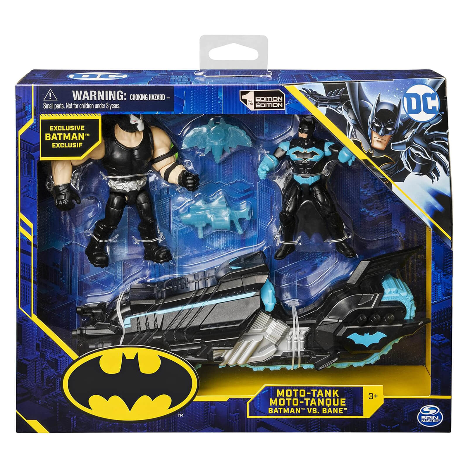 DC Moto-Tank Bane Vs. Batman Set in Package