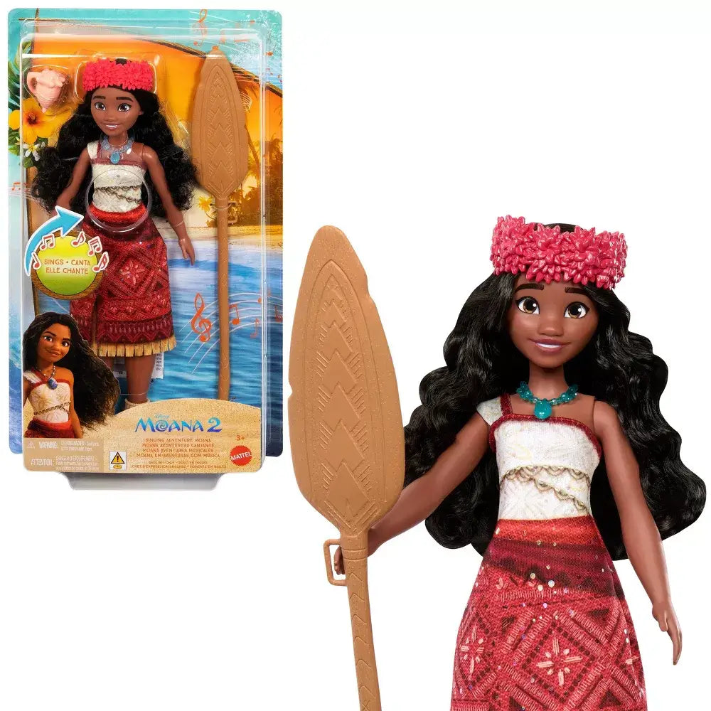 Disney Moana 2 Singing Adventure Moana Doll Accessories Maziply Toys