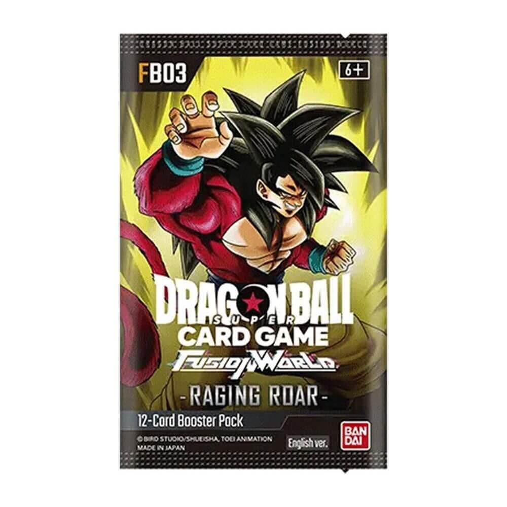 Dragon Ball Super Fusion World TCG Raging Roar Booster Pack (FB03) Maziply Toys Dragon Ball Super Fusion World TCG Raging Roar Booster Pack (FB03) Maziply Toys