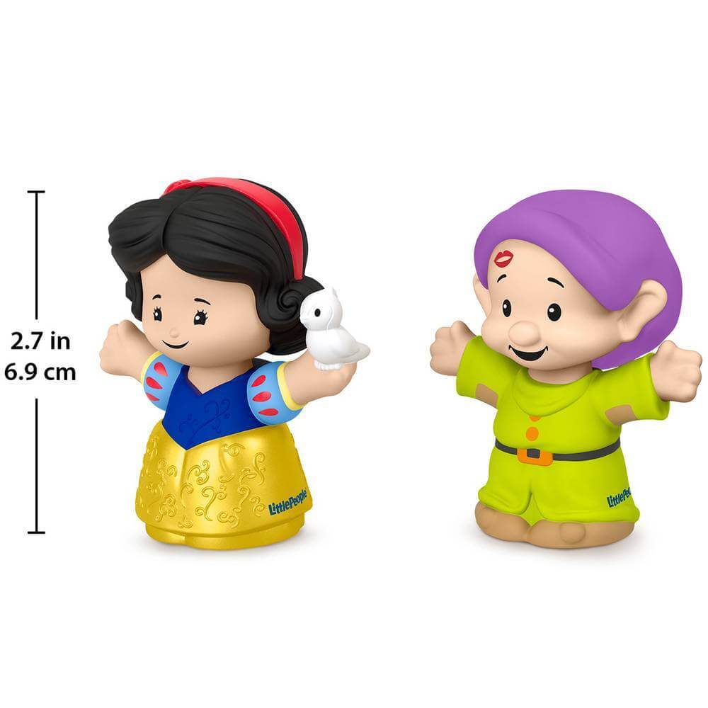 Fisher-Price Little People Disney Princess Snow White & Dopey Figure Set