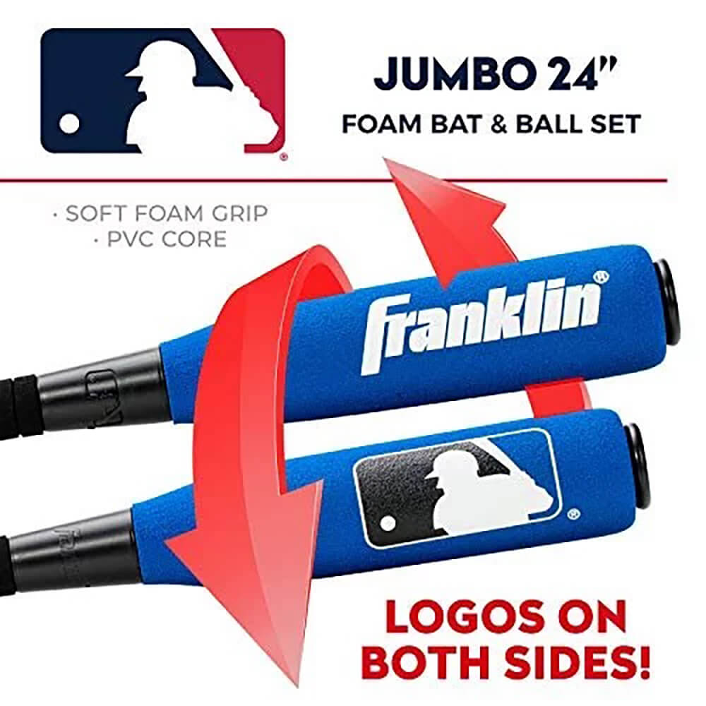 Franklin Future Champs MLB 24" Oversized Foam Bat and Ball Set