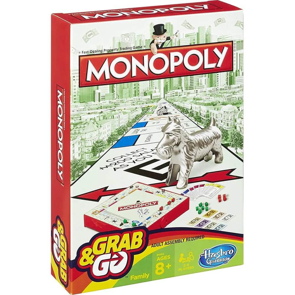 Hasbro Grab & Go Monopoly Game