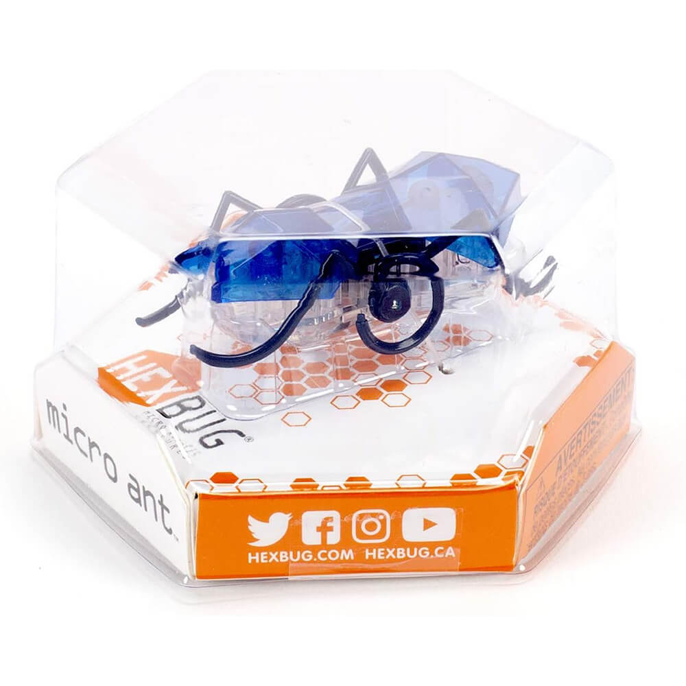Image of Robotic Ant Blue in clear Plastic case 