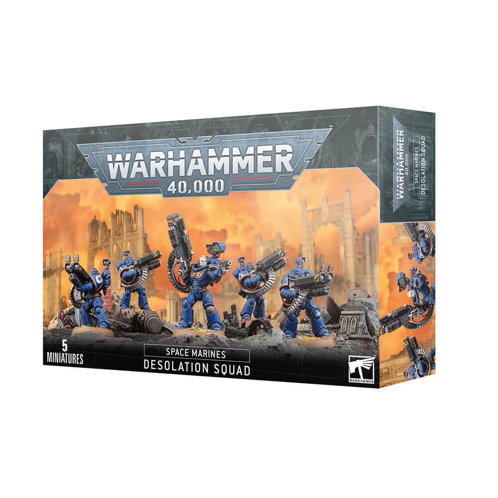 Main packaging image of Warhammer 40K Space Marines Desolation Squad