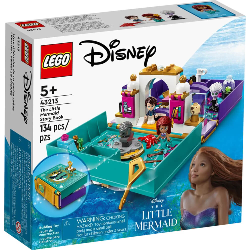 LEGO Disney Princess The Little Mermaid Story Book 134 Piece Building Set (43213)