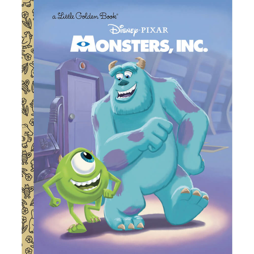 Little golden Book Monsters, Inc. (Disney/Pixar Monsters, Inc.) (Hardcover) - Front book cover.
