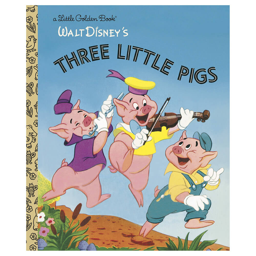 Little Golden Book The Three Little Pigs (Disney Classic) (Hardcover) front cover