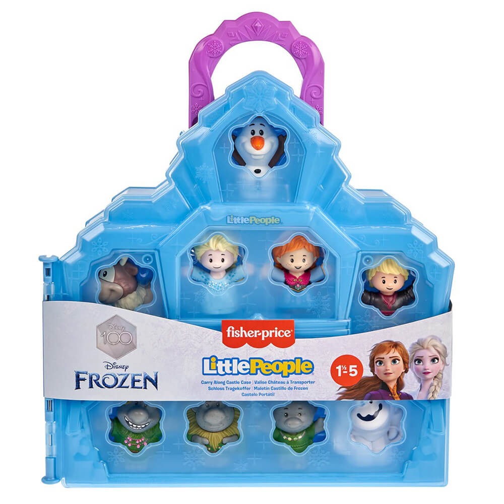 Little People Disney Frozen Carry Along Castle Case Playset