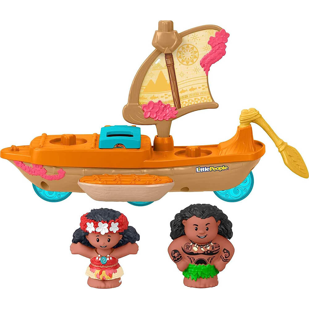 Little People Disney Princess Moana & Maui's Canoe Playset