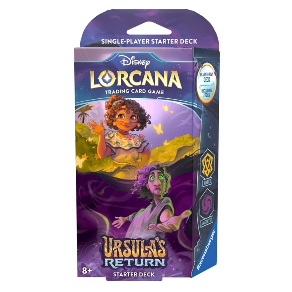 Front packaging image of Lorcana Ursula's Return Madrigal Magic Starter Deck (Mirabel and Bruno)