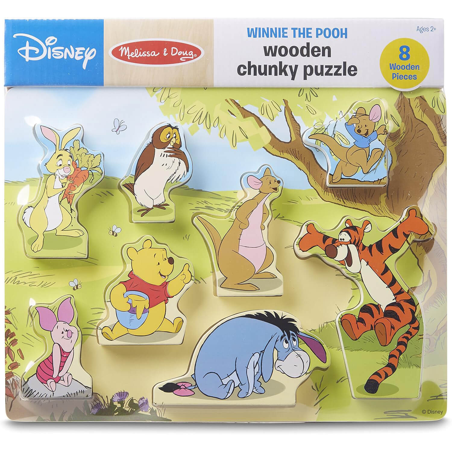 Melissa and Doug Winnie the Pooh Wooden Chunky Puzzle