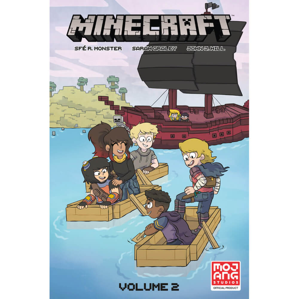 Minecraft Volume 2 (Graphic Novel) (Paperback) - front book cover.