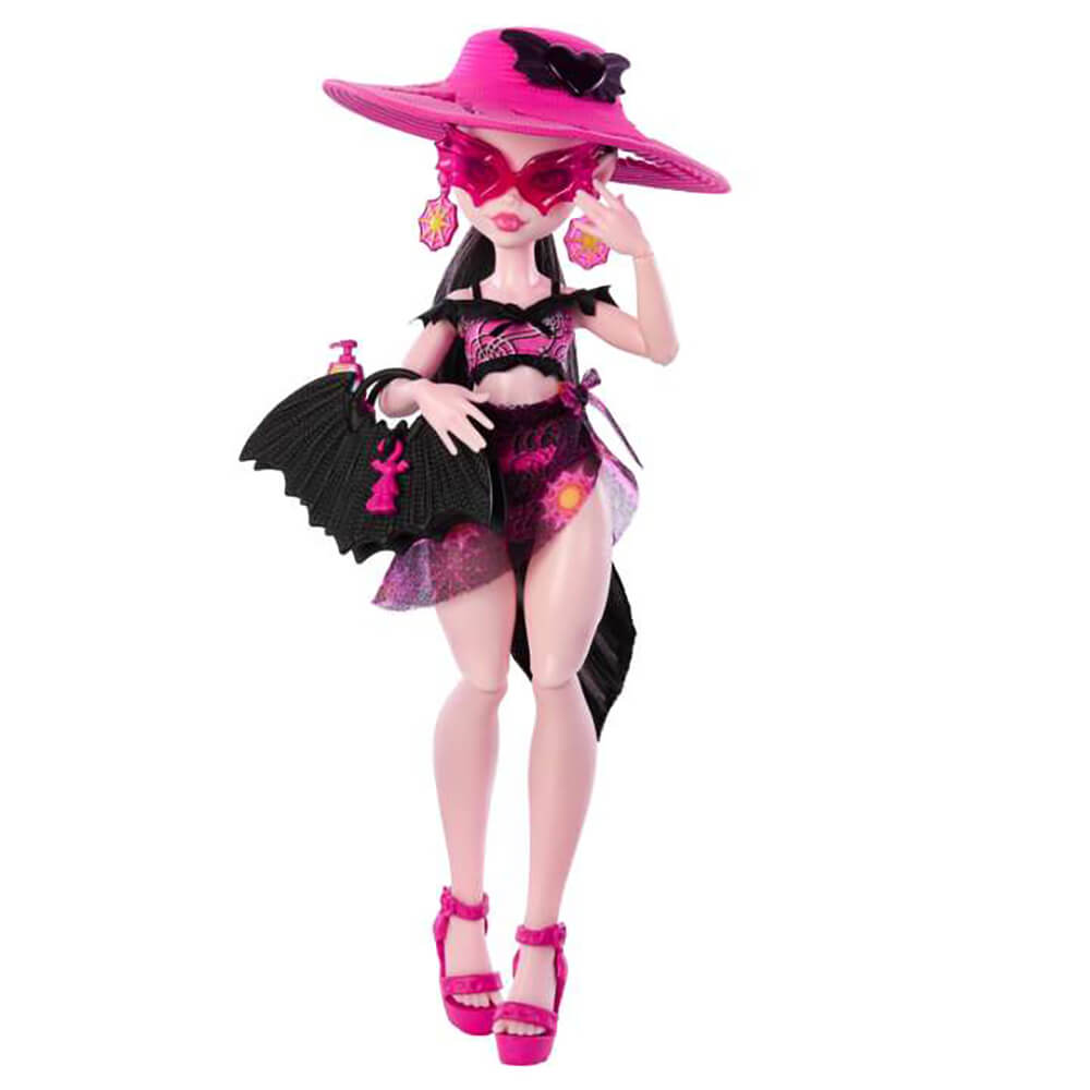 Image of Monster High Scare-Adise Island Draculaura Fashion Doll fully dressed 