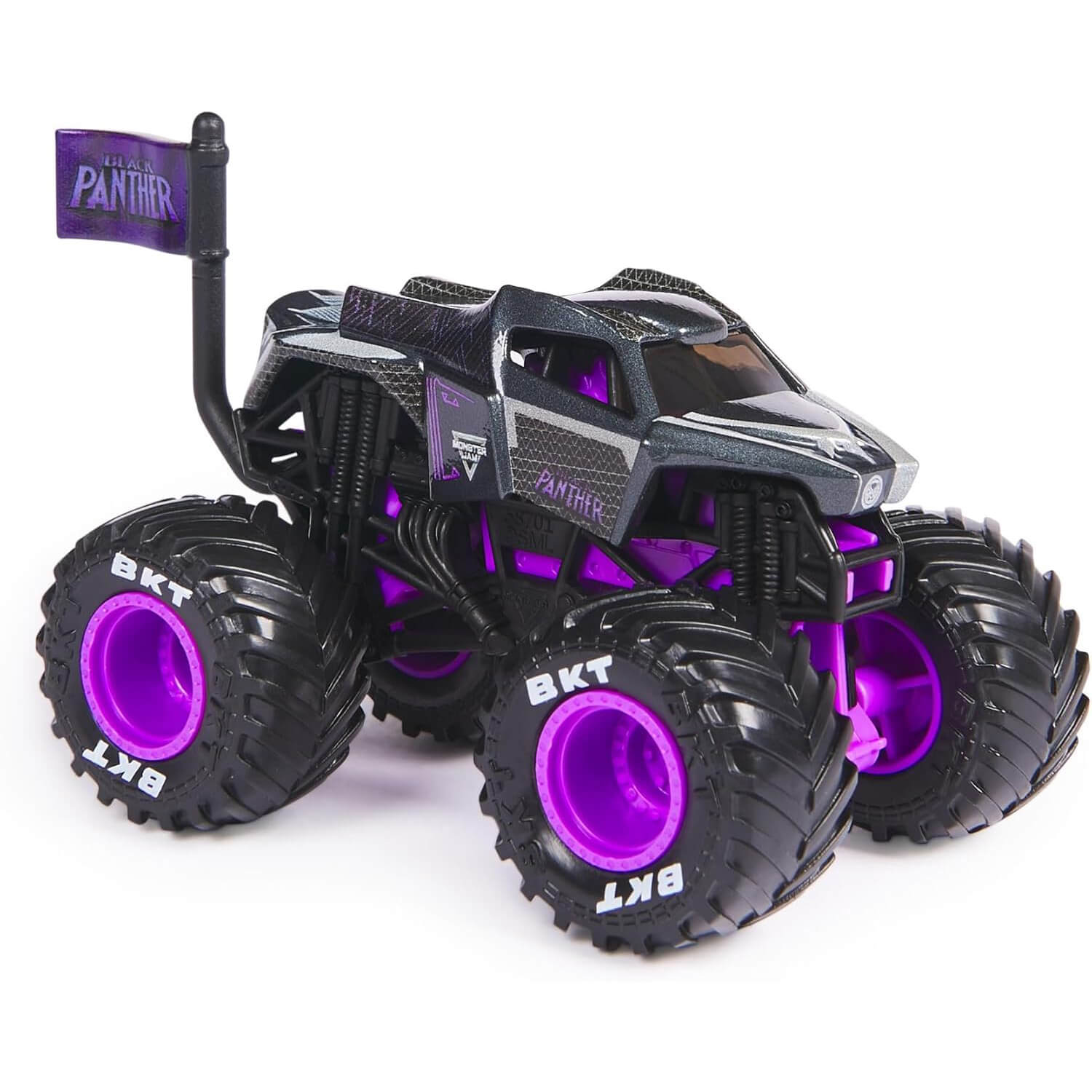 Monster Jam Marvel 1:64 Scale Diecast Black Panther Monster