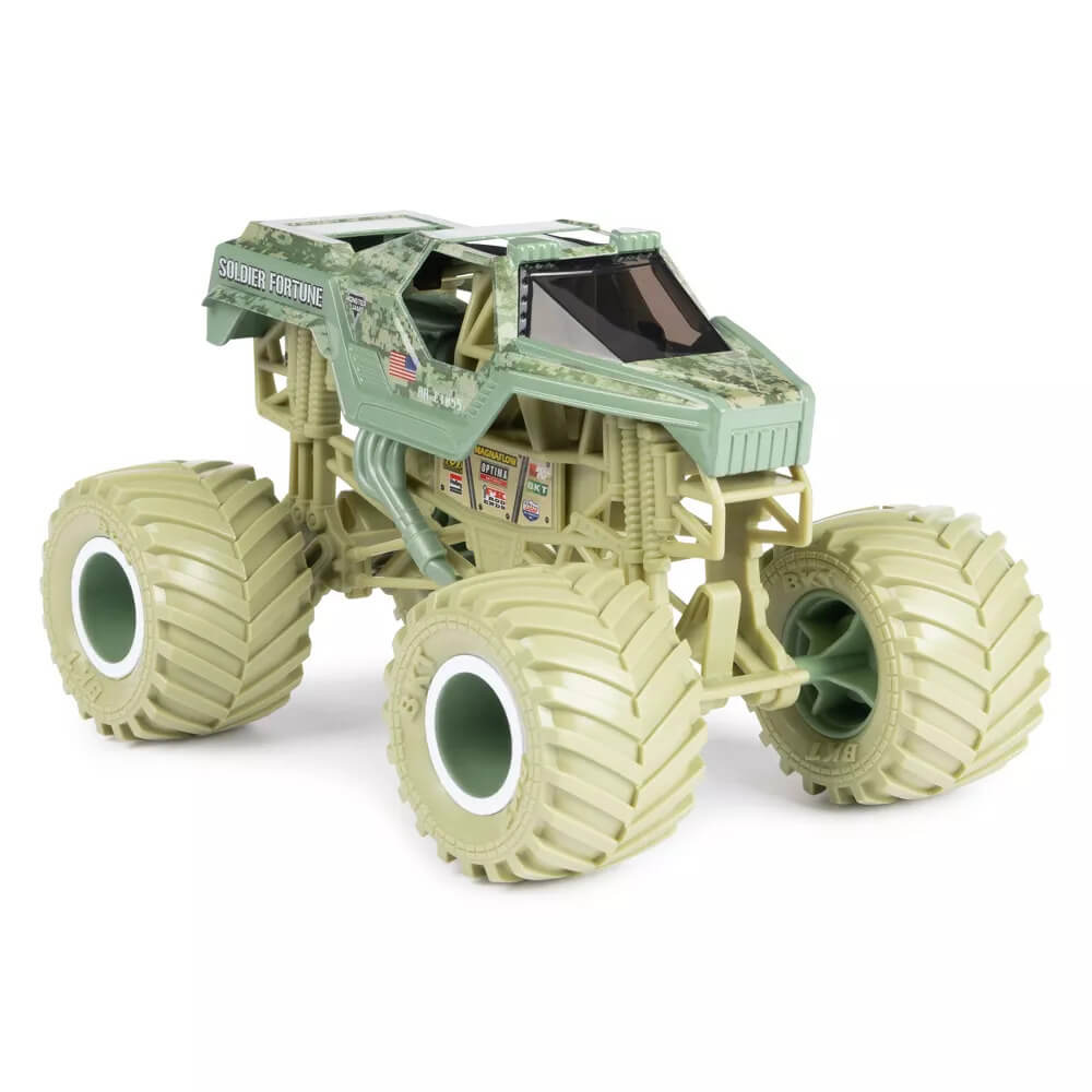 Monster Jam Soldier Fortune 1:24 Scale Monster Truck Maziply Toys Monster Jam Soldier Fortune 1:24 Scale Monster Truck Maziply Toys
