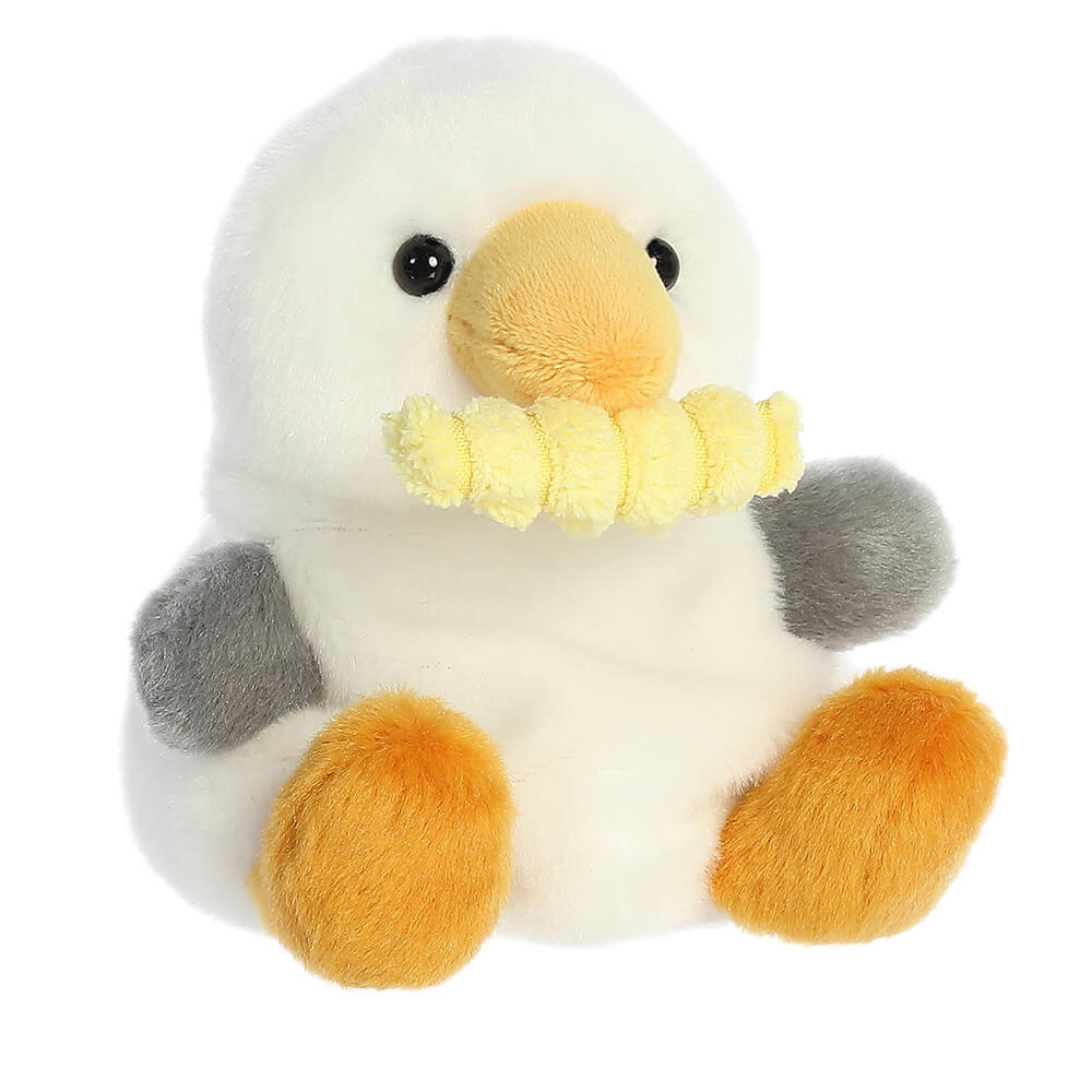 Palm Pals Buoy Seagull with Fry 5" Stuffed Animal