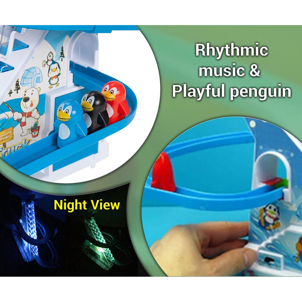 Playful Penguin Race