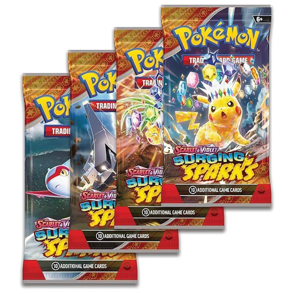 Pokemon Scarlet & Violet Surging Sparks Booster Pack Maziply Toys Pokemon Scarlet & Violet Surging Sparks Booster Pack Maziply Toys