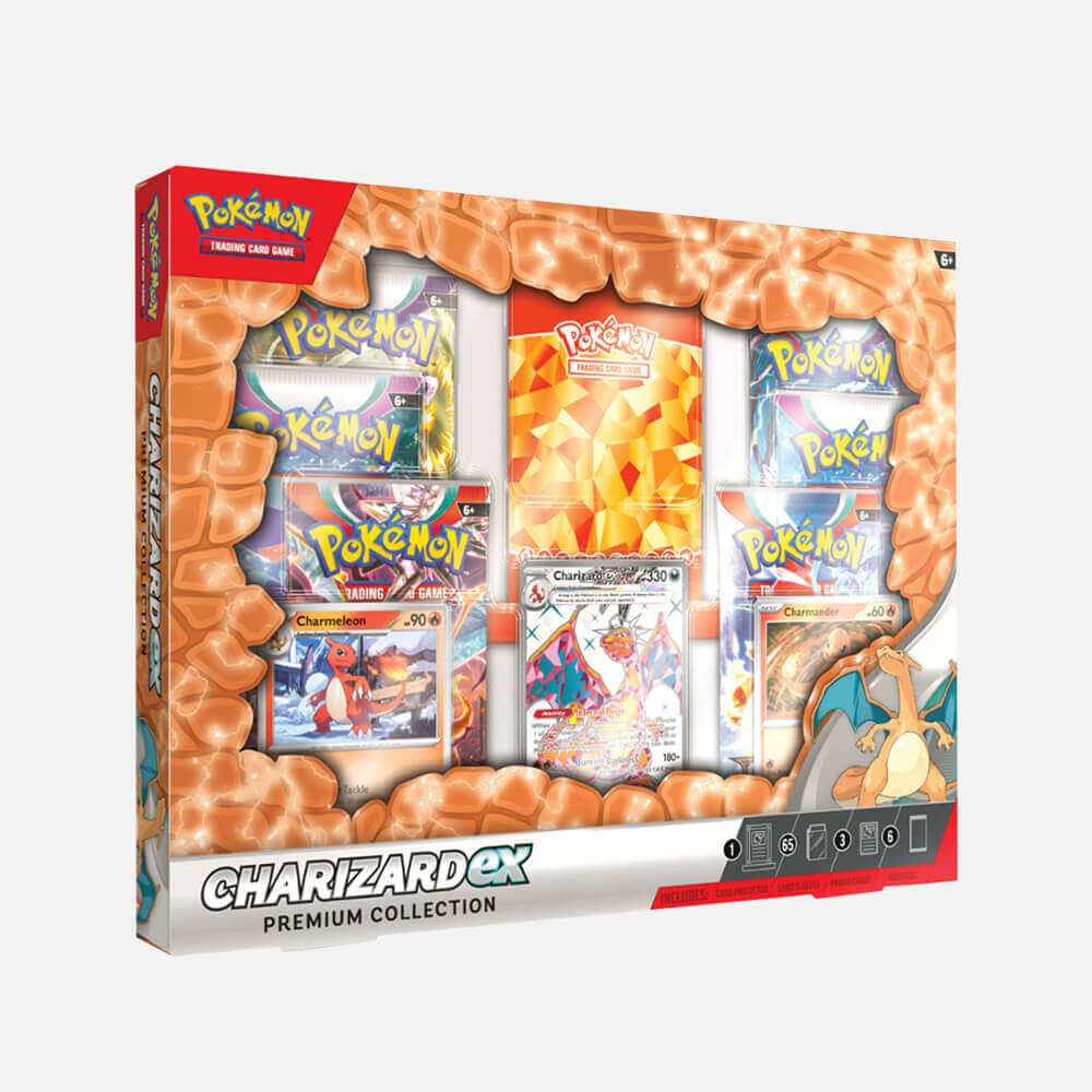 Pokemon TCG Charizard EX Premium Collection Maziply Toys Pokemon TCG Charizard EX Premium Collection Maziply Toys
