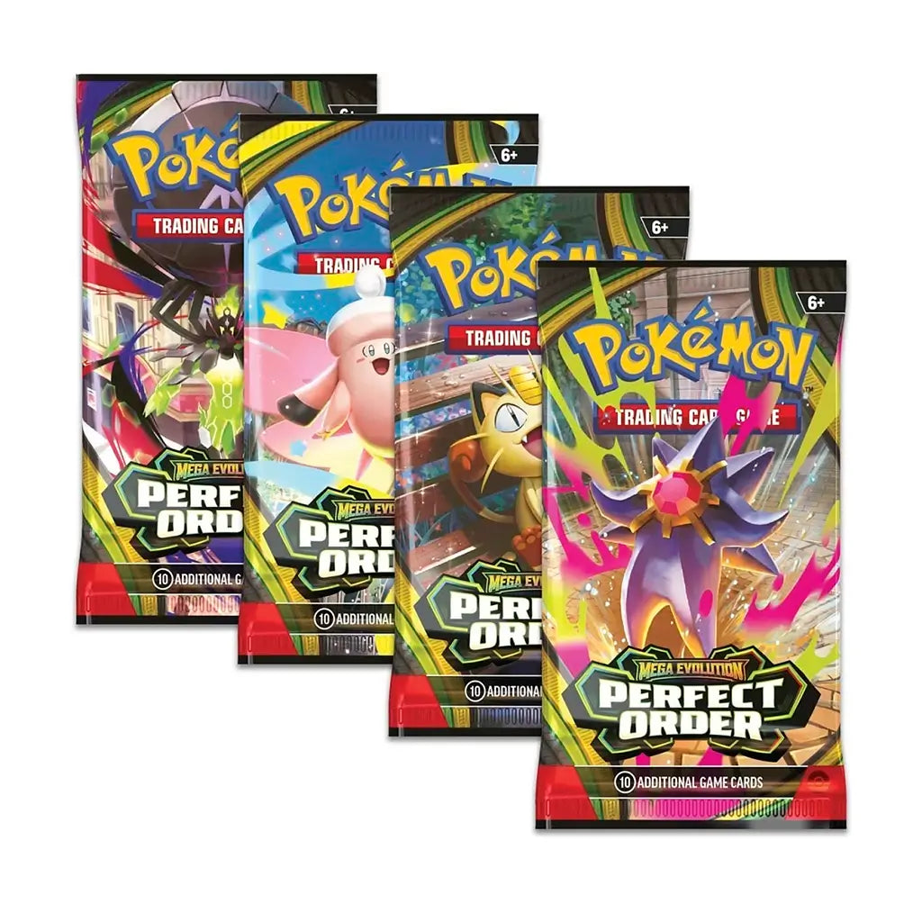 Pokmon TCG Mega Evolution Perfect Order Booster Pack Maziply Toys Pokmon TCG Mega Evolution Perfect Order Booster Pack Maziply Toys