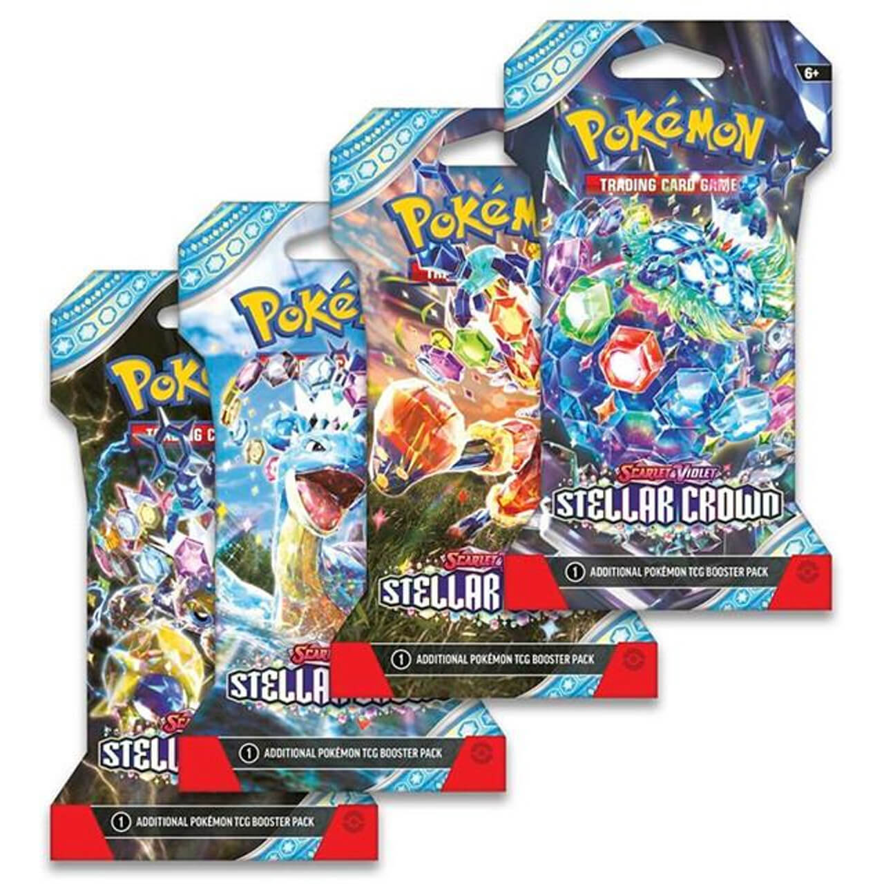 Pokemon TCG Scarlet and Violet-Stellar Crown Sleeved Booster Pack Pokemon TCG Scarlet and Violet-Stellar Crown Sleeved Booster Pack