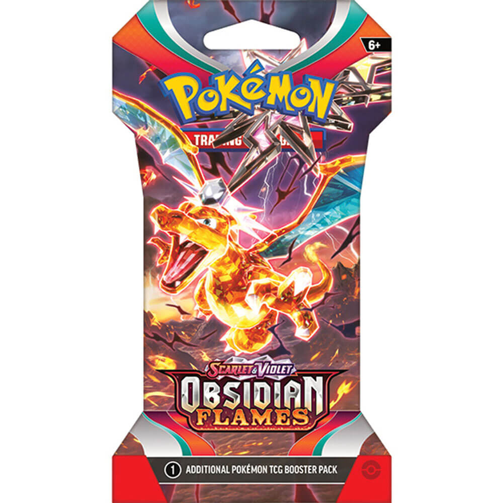 Pokemon TCG Scarlet & Violet-Obsidian Flames Sleeved Booster Pack (10