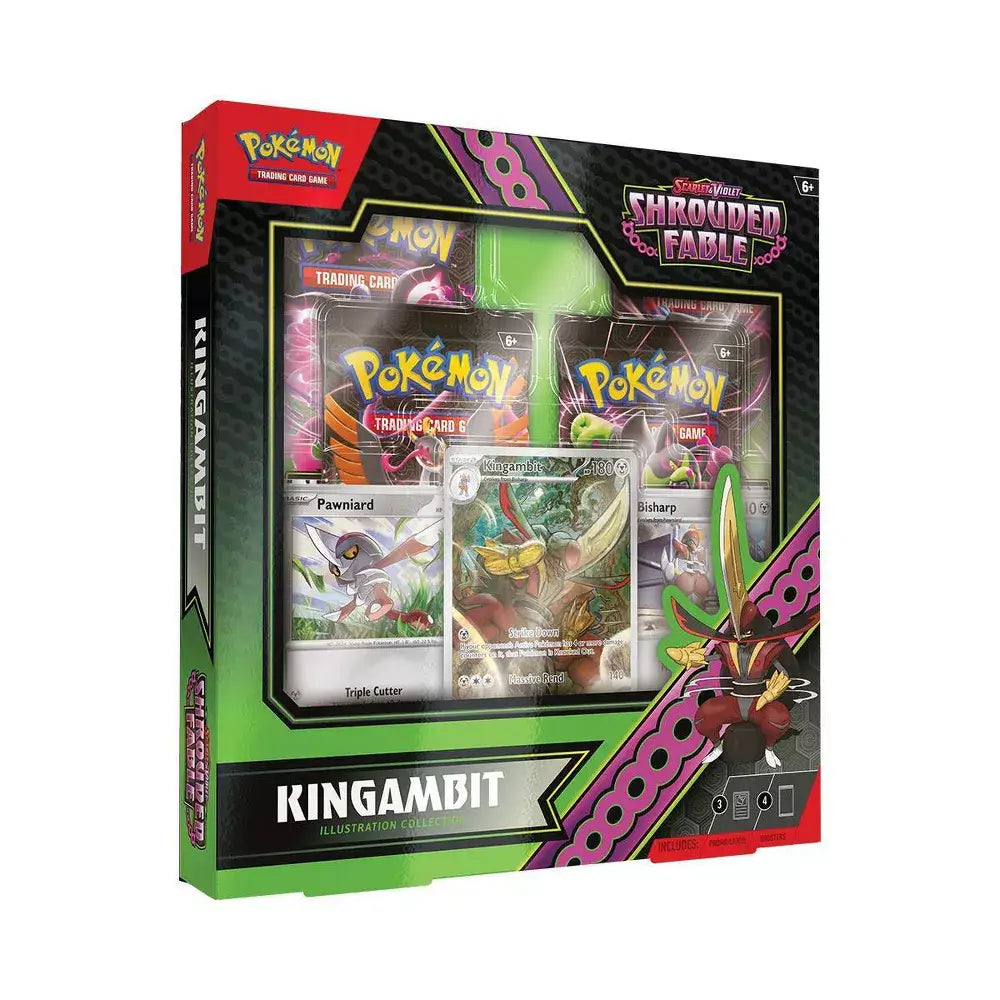 Pokemon TCG Scarlet & Violet Shrouded Fable Kingambit Illustration Col – Maziply Toys
