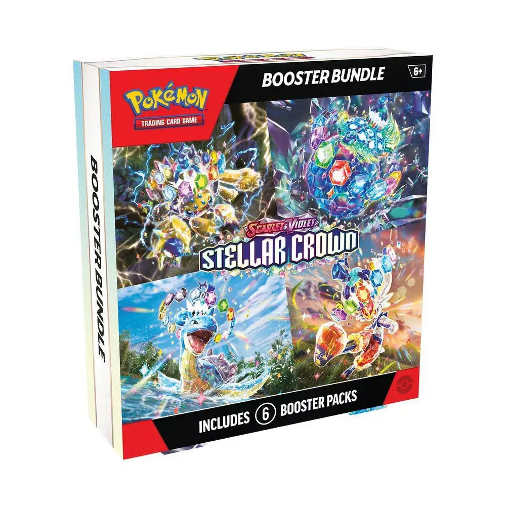 Pokemon TCG Scarlet & Violet Stellar Crown Booster Bundle (6 Packs) Maziply Toys Pokemon TCG Scarlet & Violet Stellar Crown Booster Bundle (6 Packs) Maziply Toys