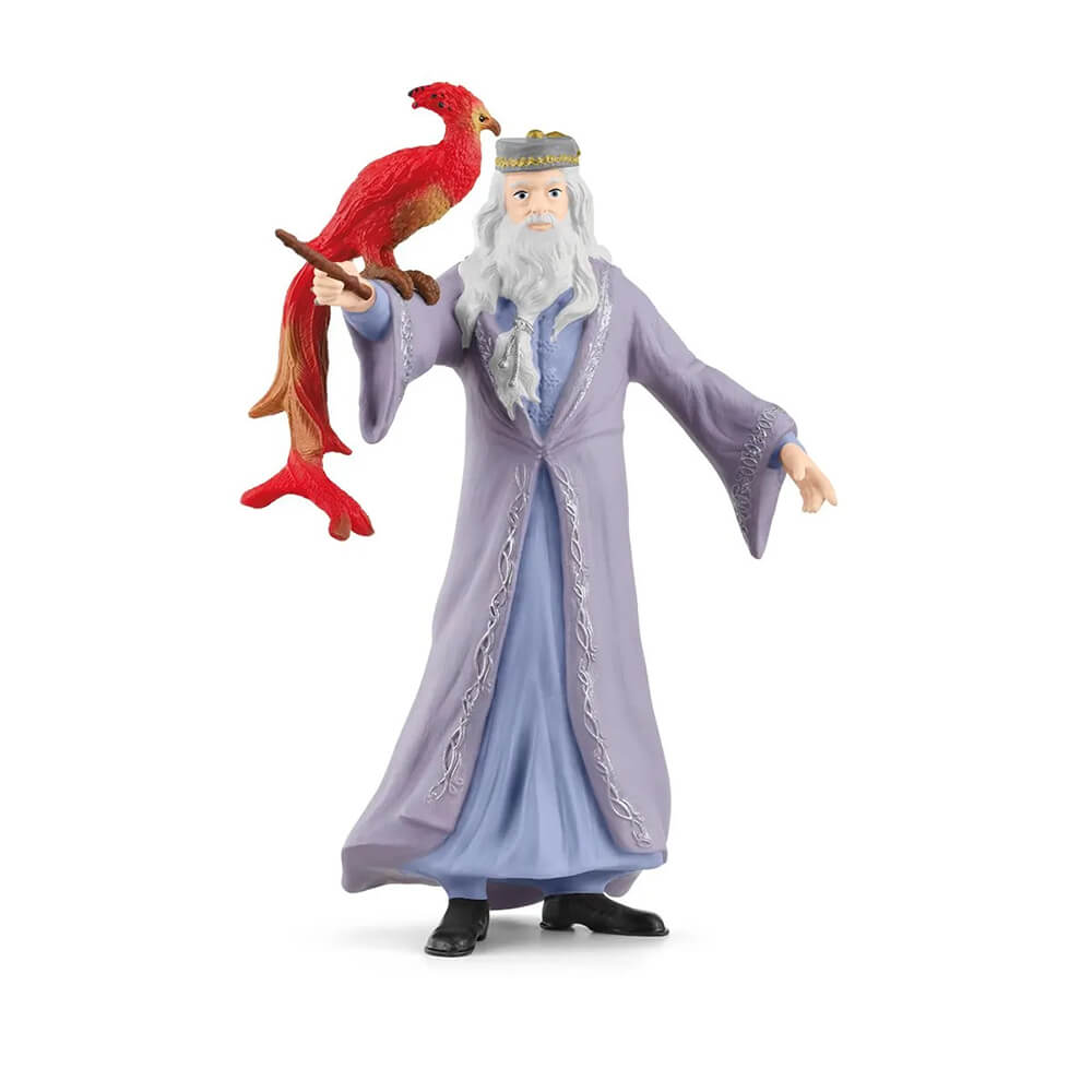 Schleich Wizarding World of Harry Potter Albus Dumbledore & Fawkes on arm