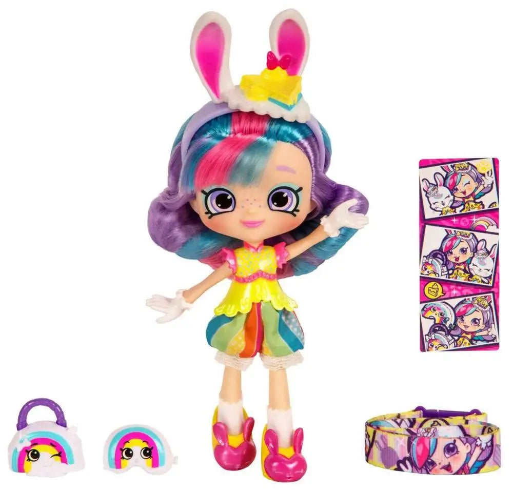 Shopkins Shoppies Wild Style Rainbow Kate Doll Maziply Toys