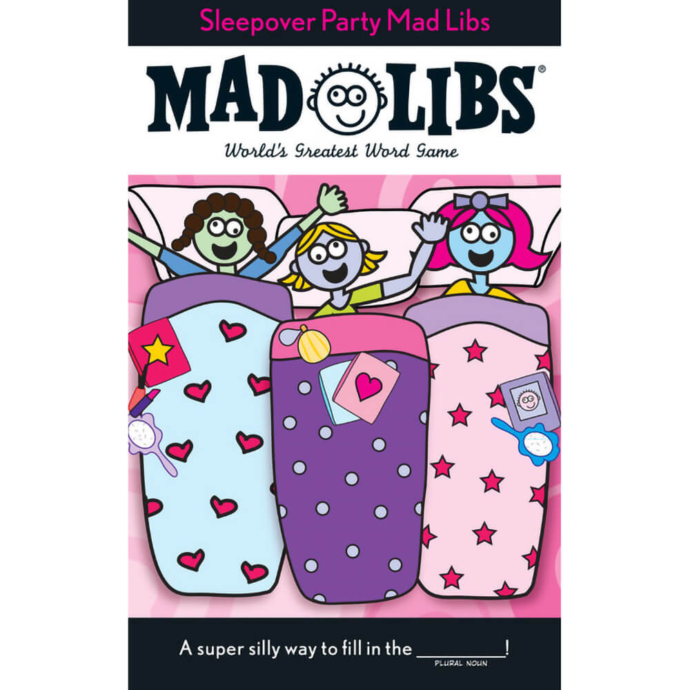 Sleepover Party Mad Libs (Paperback) front book cover